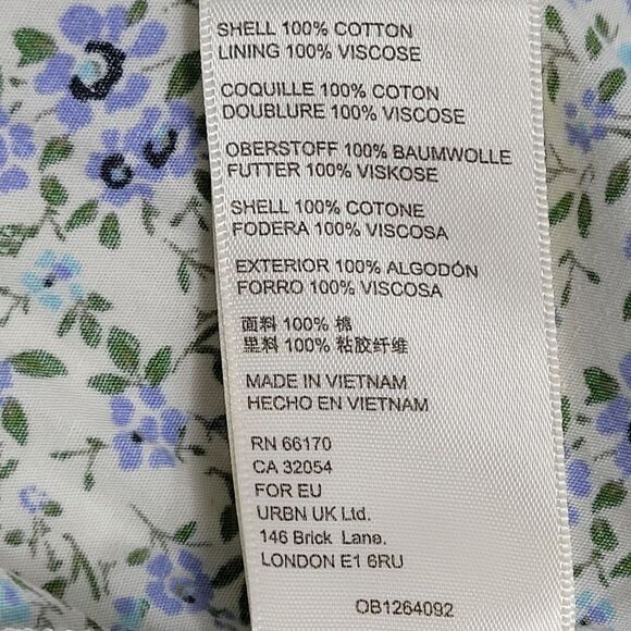 FREE PEOPLE Petunia Cotton Dress Sz XSMALL - Picture 11 of 14